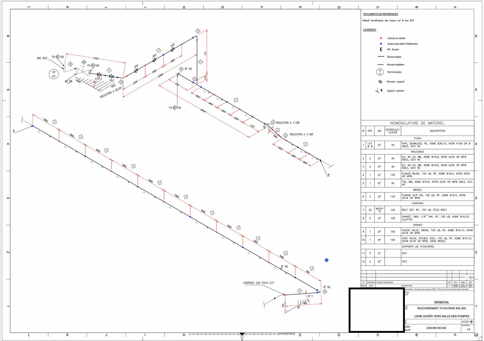 B22 PIPING PLAN HYDROCARBON PUMP | CODEX WISE SENEGAL